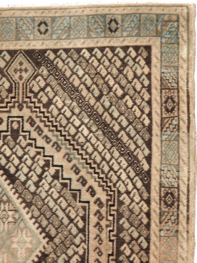 Vintage Persian Afshar Rug, No.22189 - Staging