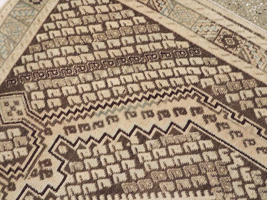 Vintage Persian Afshar Rug, No.22189 - Staging