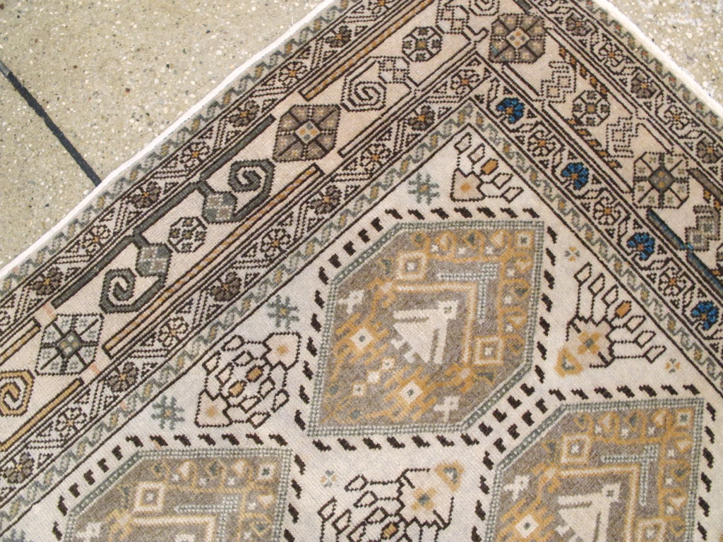 Vintage Persian Afshar Rug, No.22190 - Staging