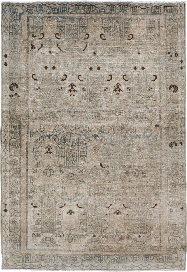 Vintage Persian Malayer Rug, No.22195 - Staging