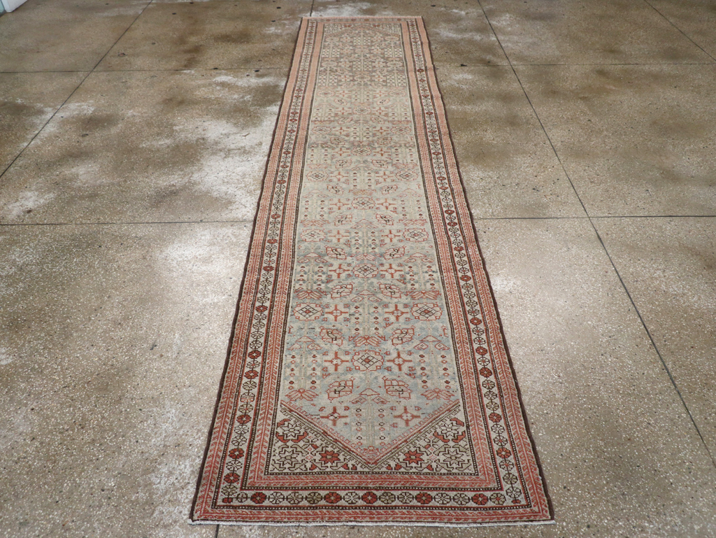 Vintage Persian Malayer Runner, No.22197 - Staging