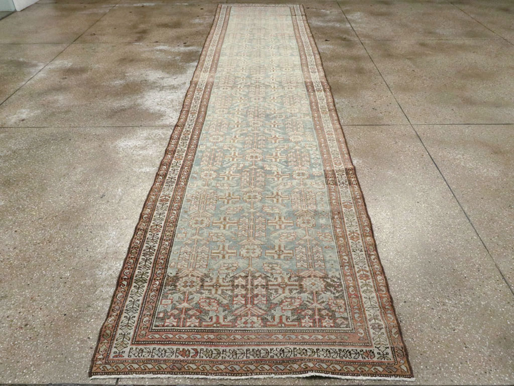 Vintage Persian Malayer Runner (Pair: 1 of 2), No.22198 - Staging