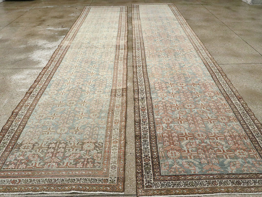 Vintage Persian Malayer Runner (Pair: 2 of 2), No.22199 - Staging