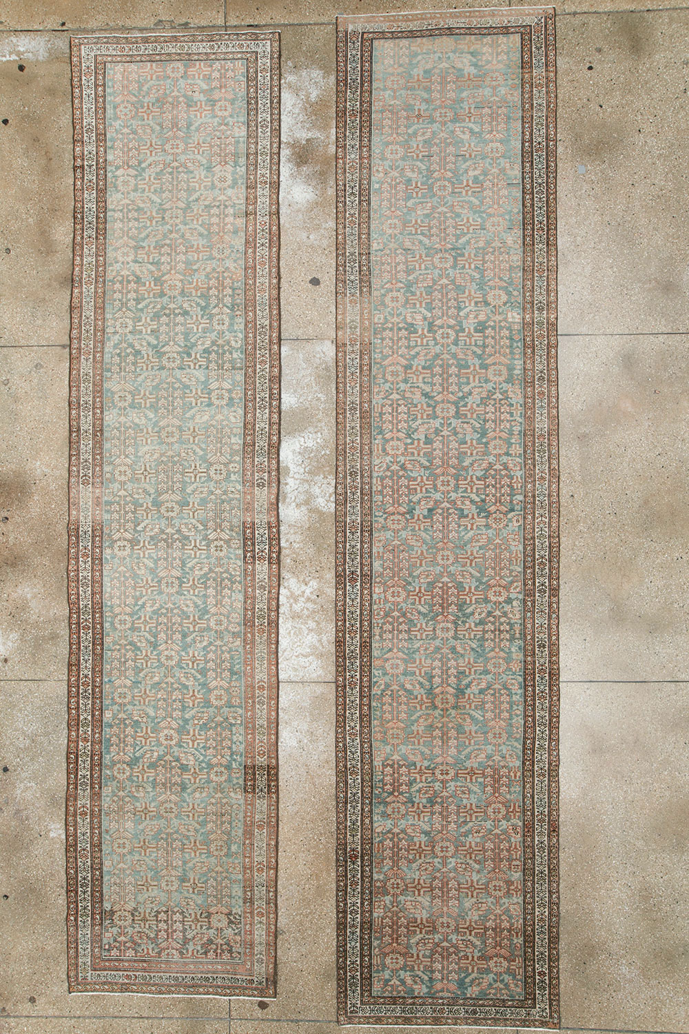 Vintage Persian Malayer Runner (Pair: 2 of 2), No.22199 - Staging