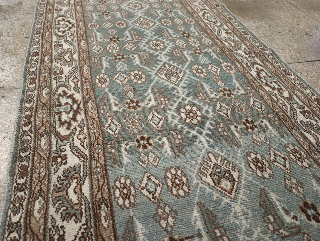 Vintage Persian Malayer Runner, No.22200 - Staging