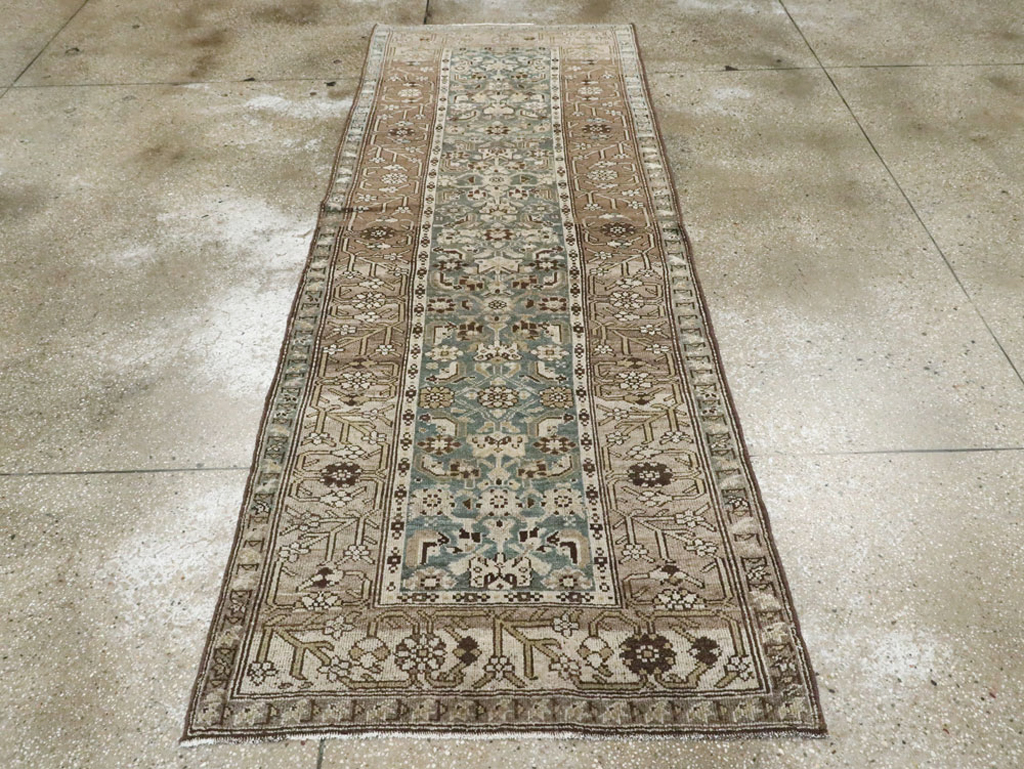 Vintage Persian Malayer Runner, No.22202 - Staging