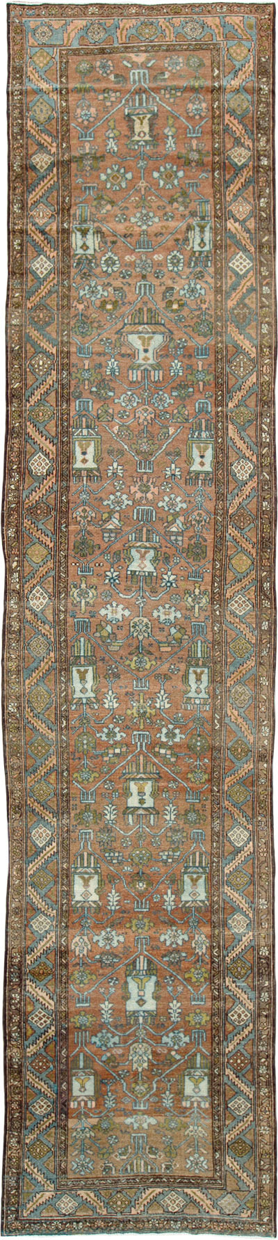 Antique Persian Kurdish Runner, No.22205 - Staging