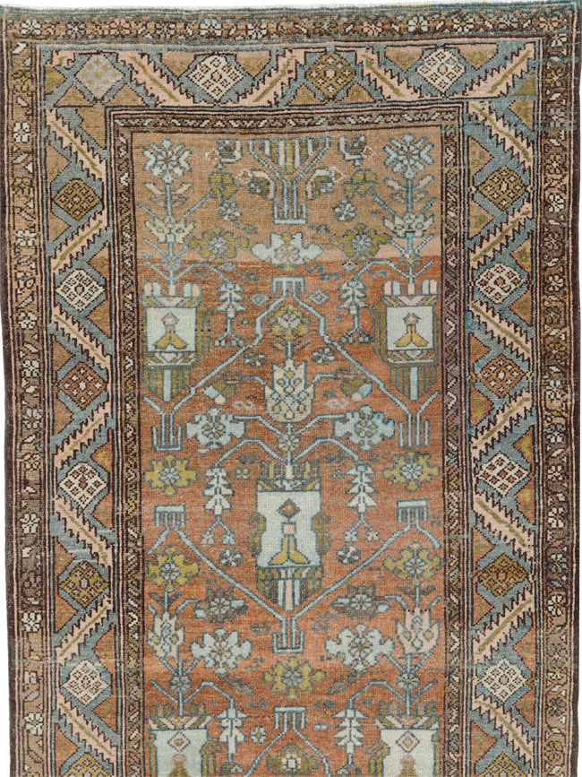 Antique Persian Kurdish Runner, No.22205 - Staging
