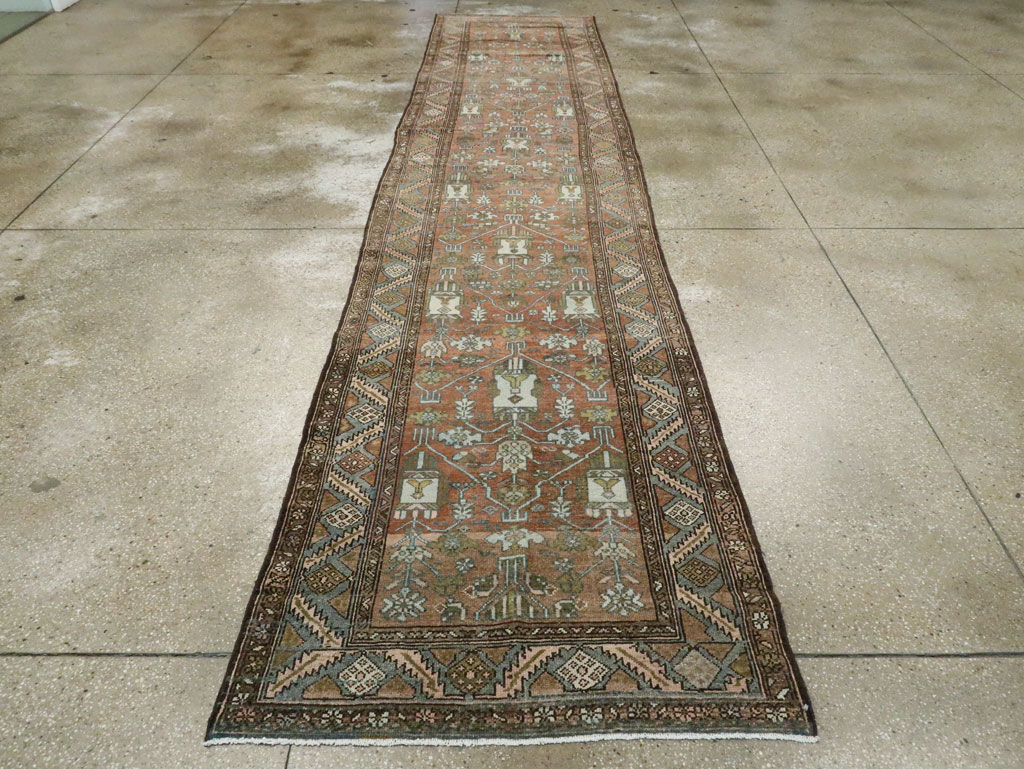 Antique Persian Kurdish Runner, No.22205 - Staging