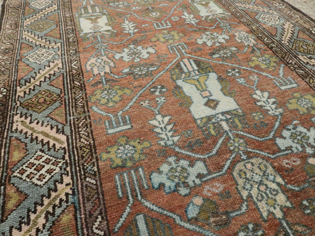 Antique Persian Kurdish Runner, No.22205 - Staging