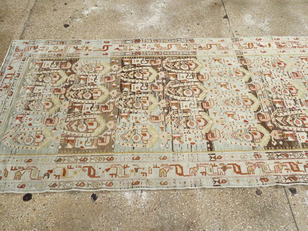 Antique Persian Malayer Runner, No.22210 - Staging