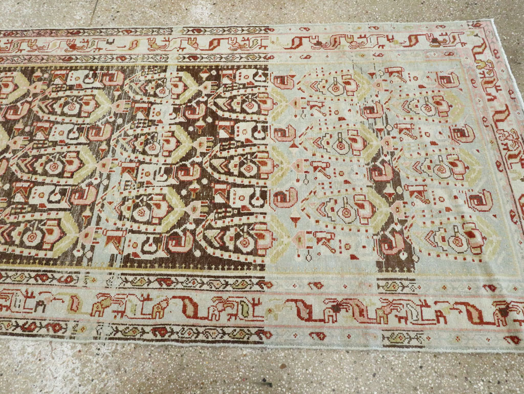 Antique Persian Malayer Runner, No.22210 - Staging