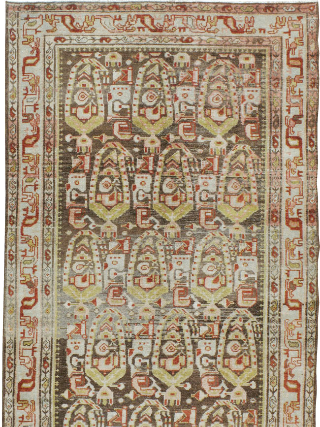 Vintage Persian Malayer Runner, No.22211 - Staging