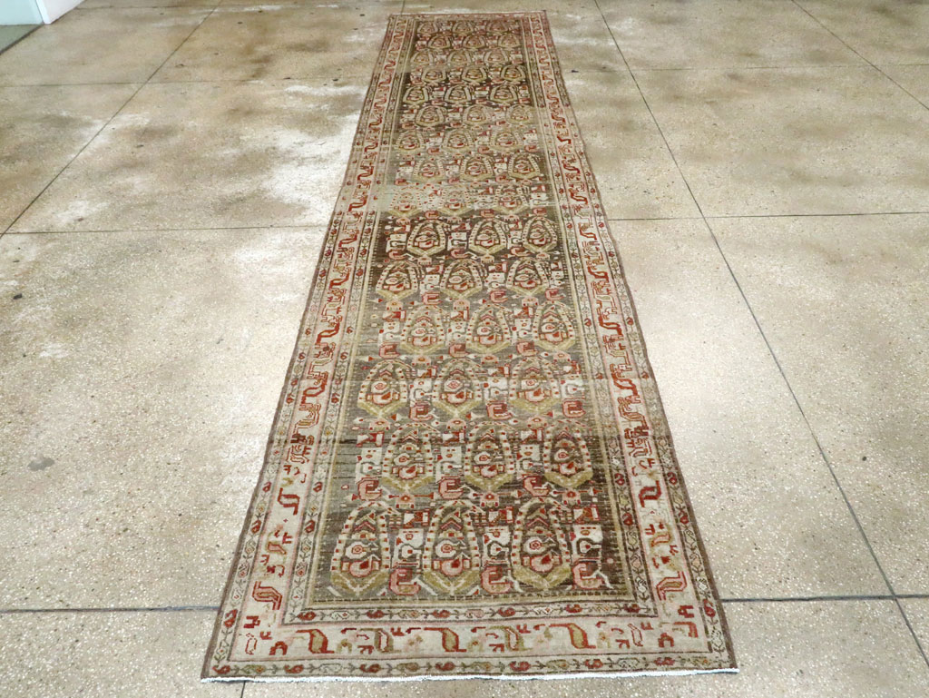 Vintage Persian Malayer Runner, No.22211 - Staging