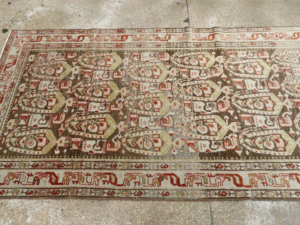 Vintage Persian Malayer Runner, No.22211 - Staging