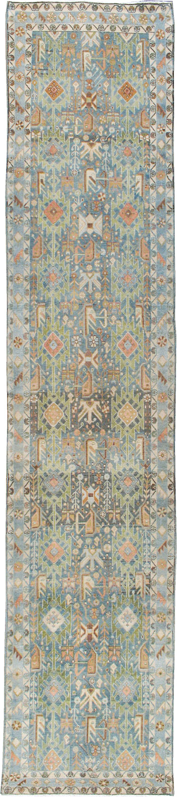 Vintage Persian Malayer Runner, No.22214 - Staging