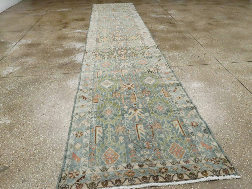 Vintage Persian Malayer Runner, No.22214 - Staging