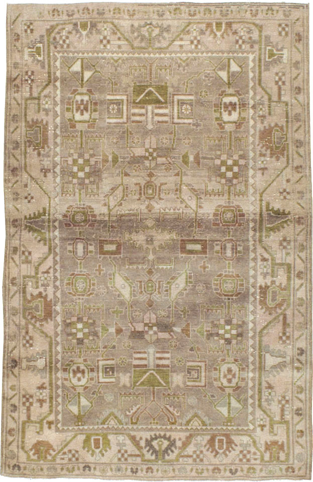 Vintage Persian Malayer Rug, No.22217 - Staging