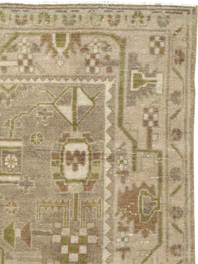 Vintage Persian Malayer Rug, No.22217 - Staging