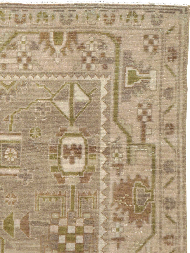 Vintage Persian Malayer Rug, No.22217 - Staging