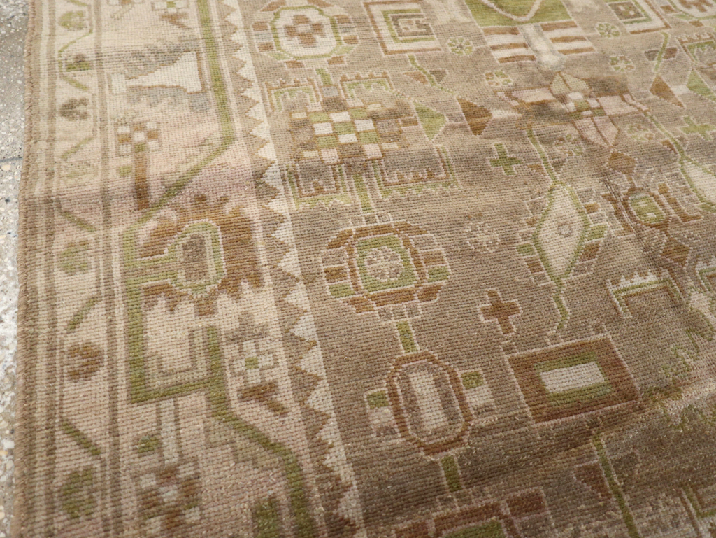 Vintage Persian Malayer Rug, No.22217 - Staging