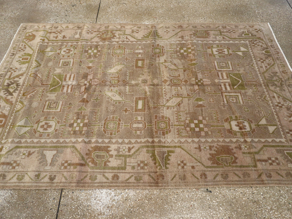 Vintage Persian Malayer Rug, No.22217 - Staging