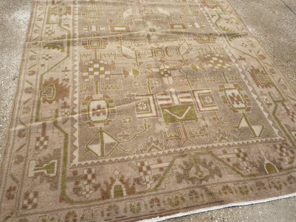 Vintage Persian Malayer Rug, No.22217 - Staging