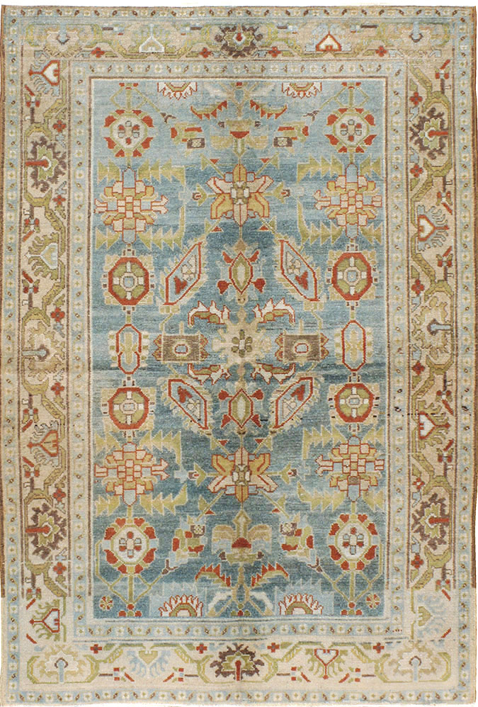 Vintage Persian Malayer Rug, No.22218 - Staging