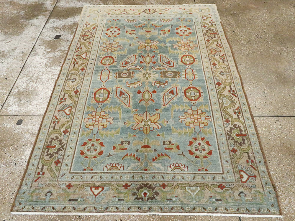 Vintage Persian Malayer Rug, No.22218 - Staging