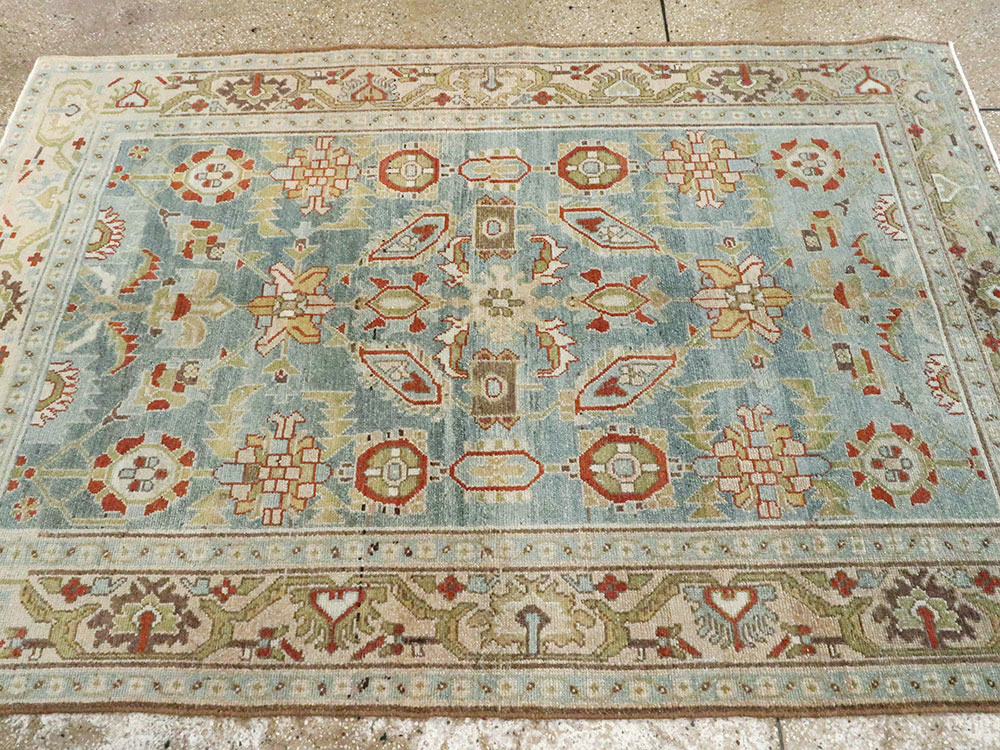 Vintage Persian Malayer Rug, No.22218 - Staging