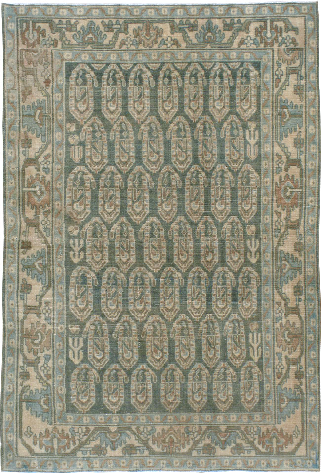 Vintage Persian Malayer Rug, No.22219 - Staging