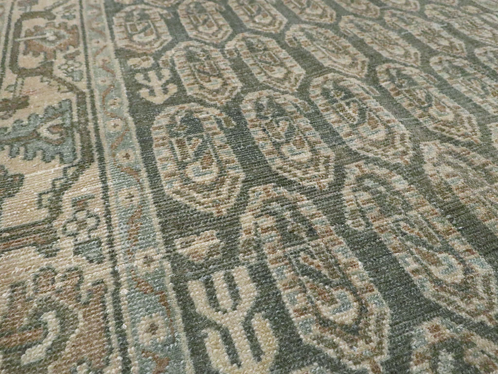 Vintage Persian Malayer Rug, No.22219 - Staging