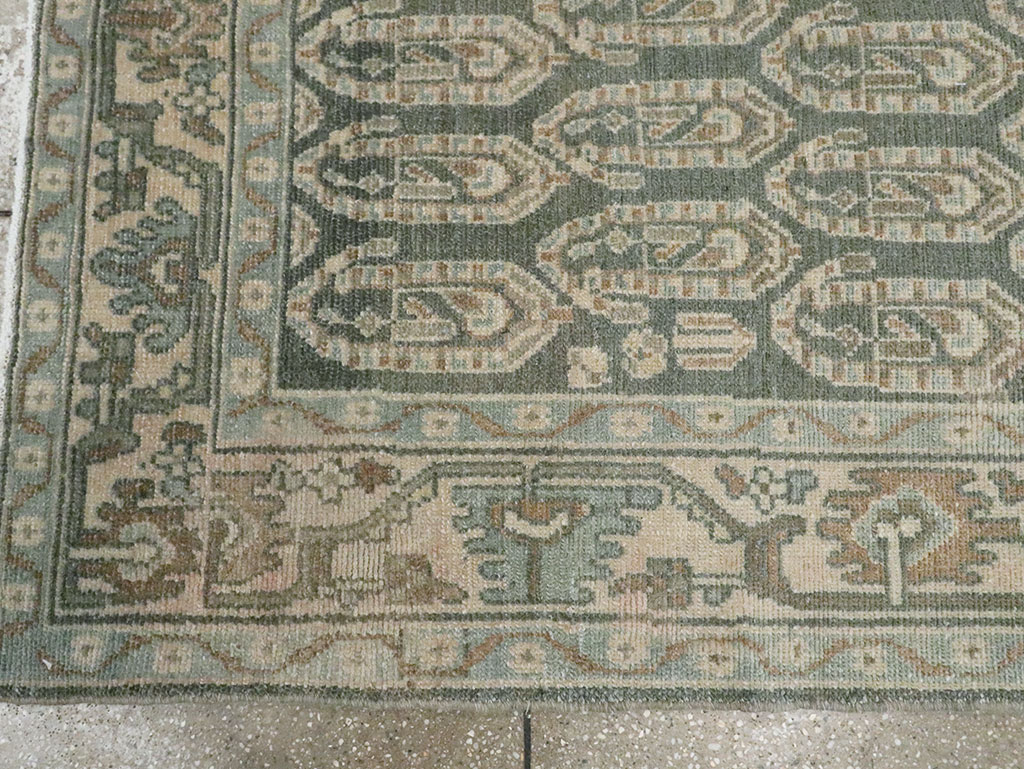 Vintage Persian Malayer Rug, No.22219 - Staging