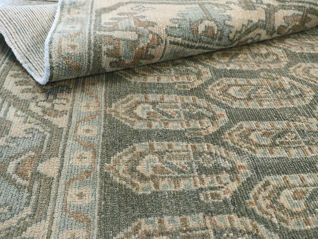 Vintage Persian Malayer Rug, No.22219 - Staging