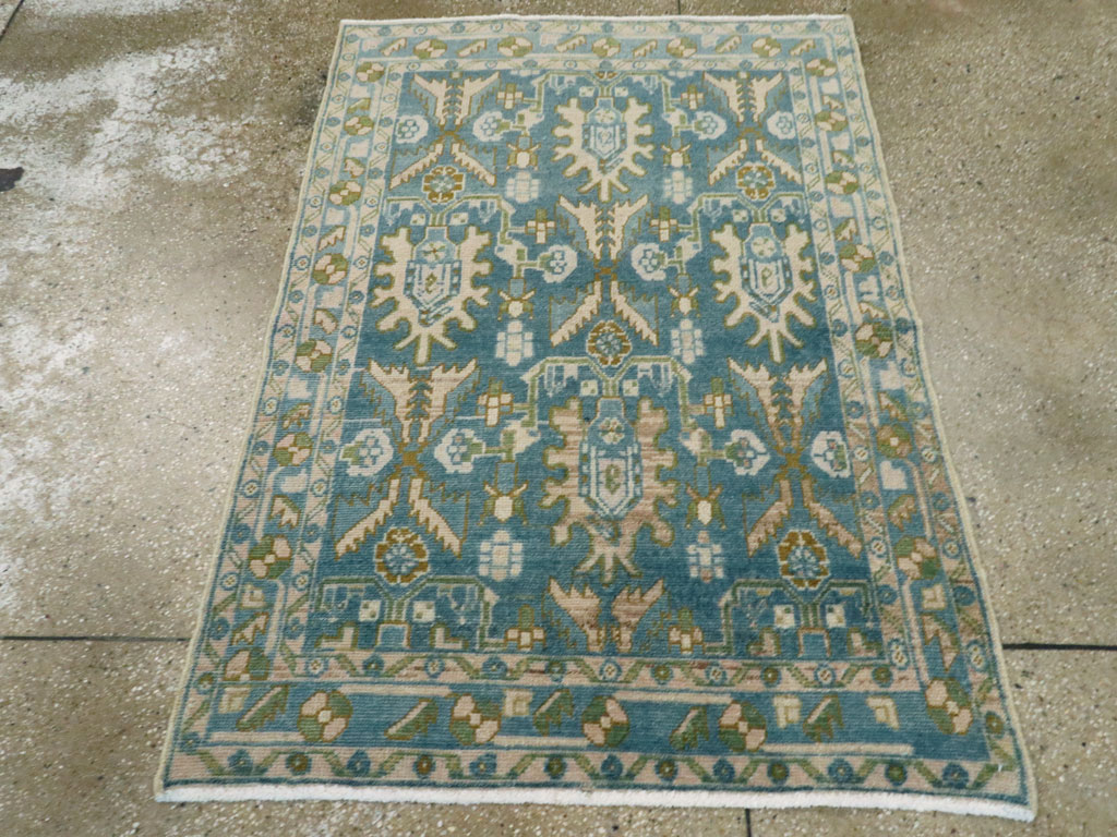 Vintage Persian Malayer Rug, No.22224 - Staging