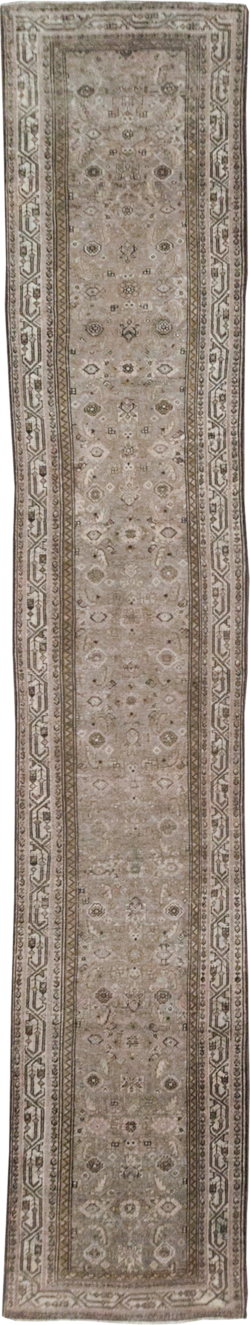 Vintage Persian Malayer Runner (Pair: 1 of 2), No.22226 - Staging