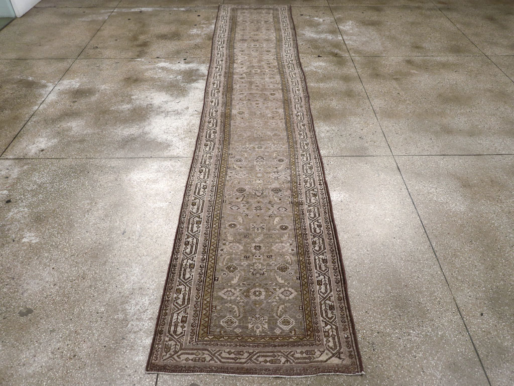Vintage Persian Malayer Runner (Pair: 1 of 2), No.22226 - Staging