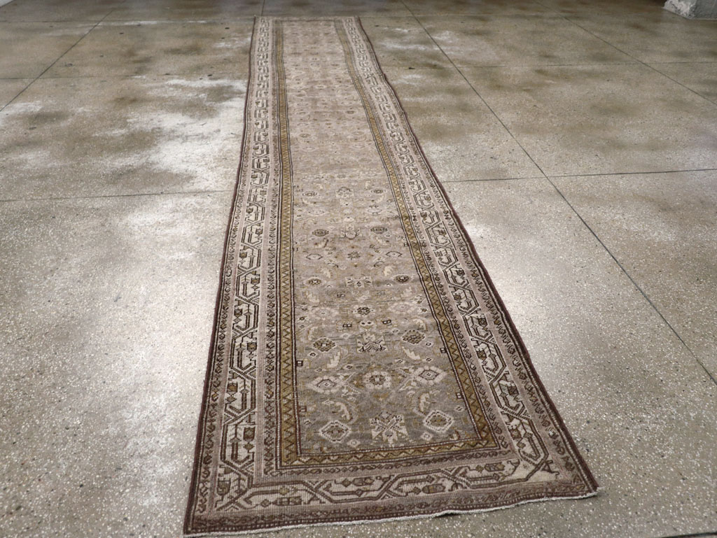Vintage Persian Malayer Runner (Pair: 1 of 2), No.22226 - Staging