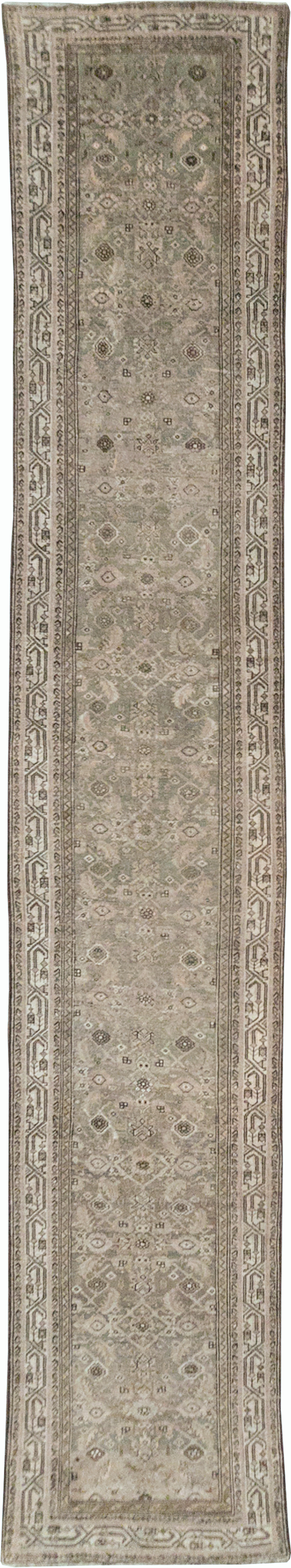 Vintage Persian Malayer Runner (Pair: 2 of 2), No.22227 - Staging