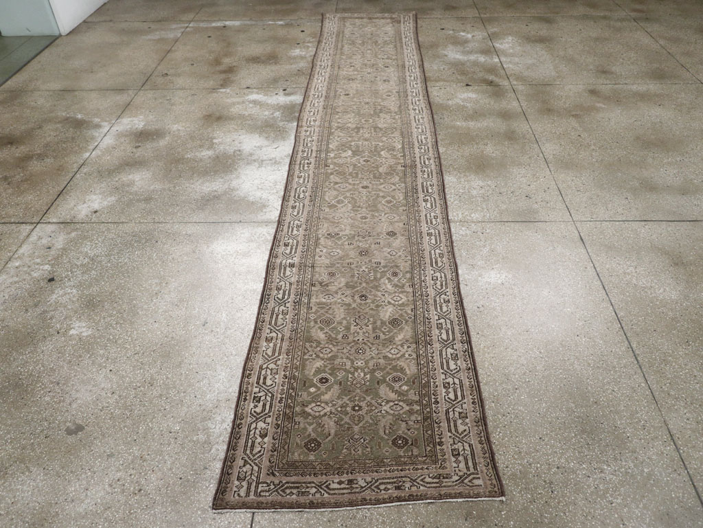 Vintage Persian Malayer Runner (Pair: 2 of 2), No.22227 - Staging