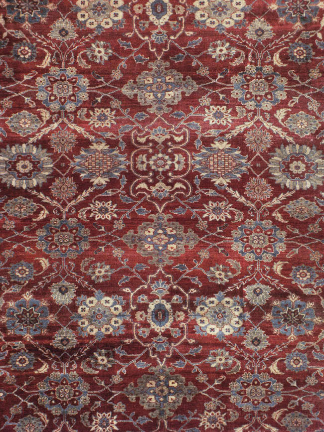 Antique Persian Mahal Carpet, No.22239 - Staging