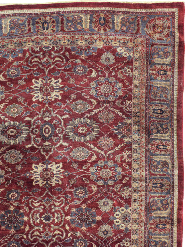 Antique Persian Mahal Carpet, No.22239 - Staging