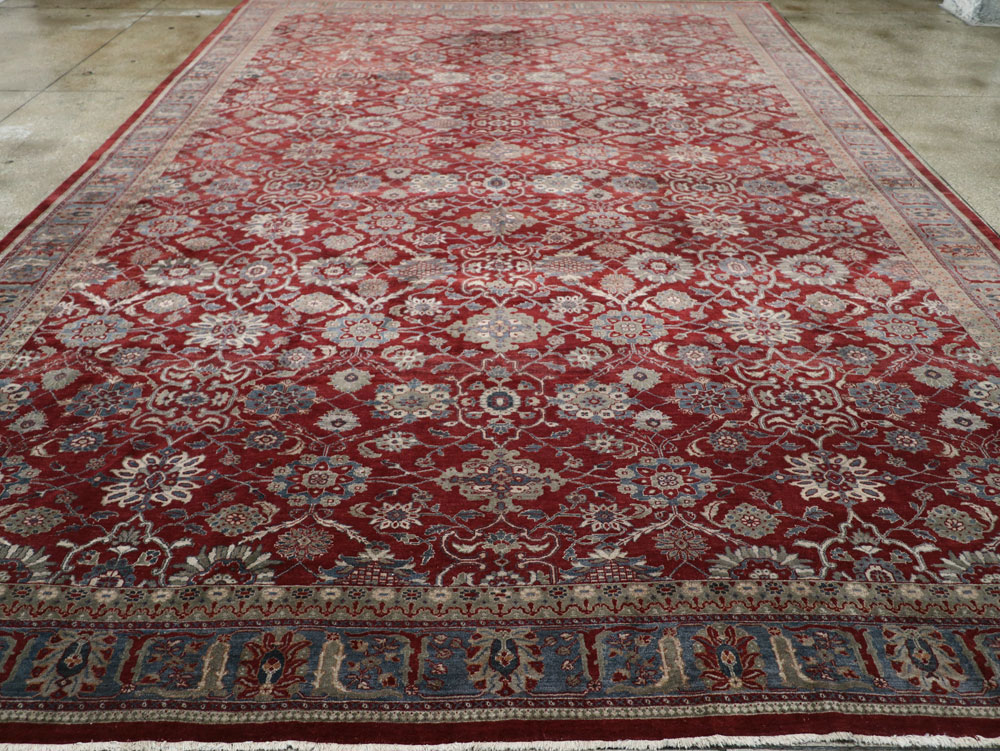Antique Persian Mahal Carpet, No.22239 - Staging