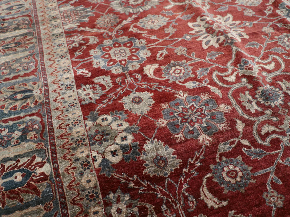 Antique Persian Mahal Carpet, No.22239 - Staging