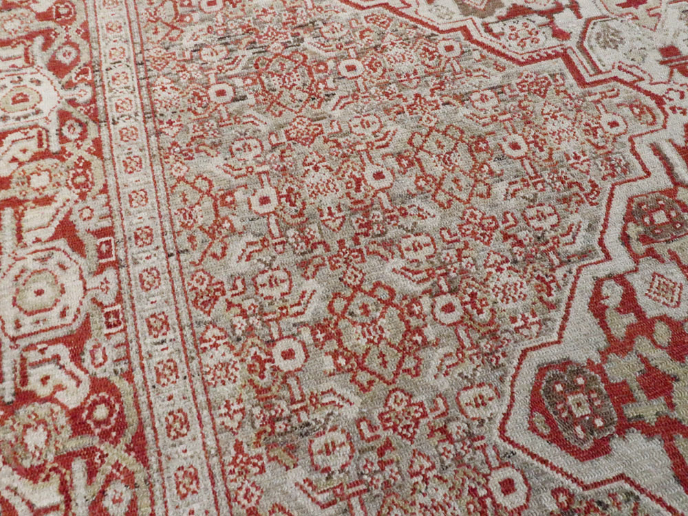 Antique Persian Senneh Rug, No.22241 - Staging
