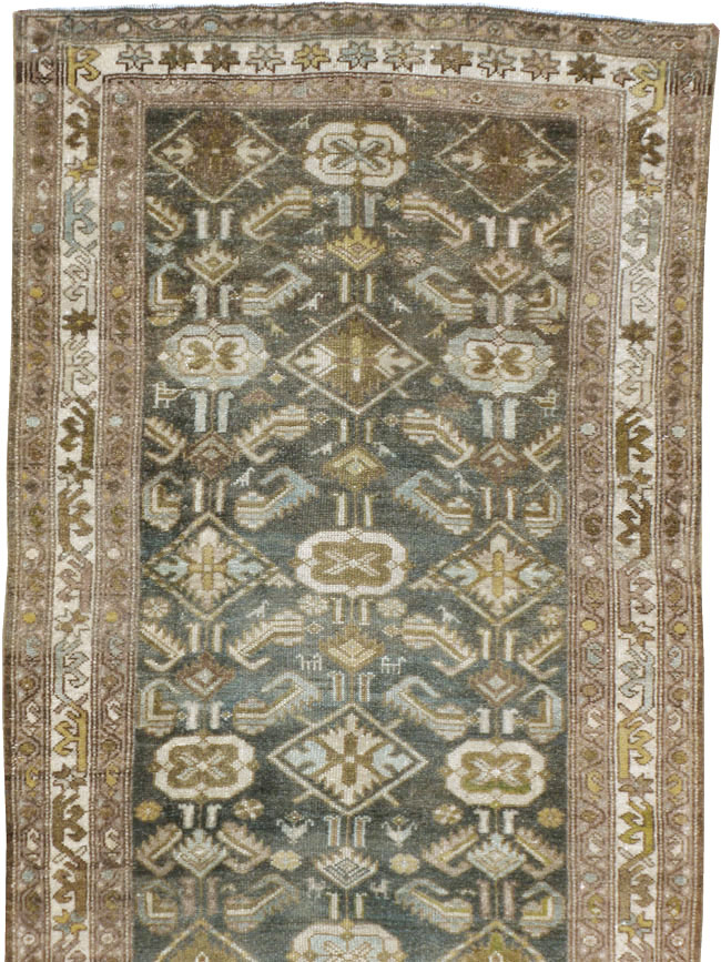 Vintage Persian Malayer Runner, No.22242 - Staging