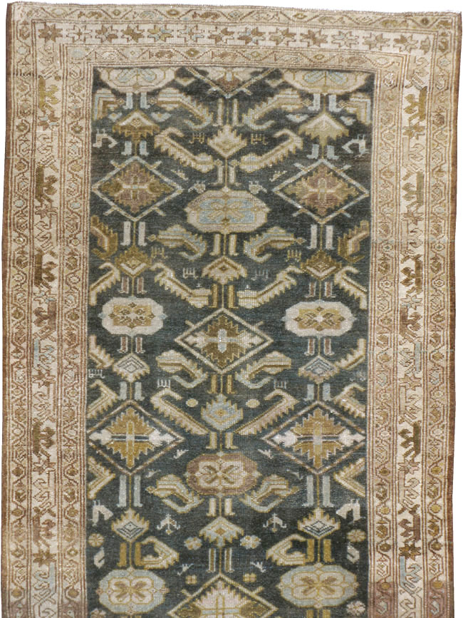 Vintage Persian Malayer Runner, No.22242 - Staging