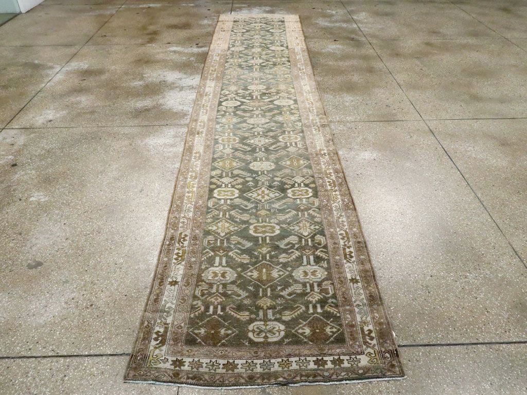 Vintage Persian Malayer Runner, No.22242 - Staging