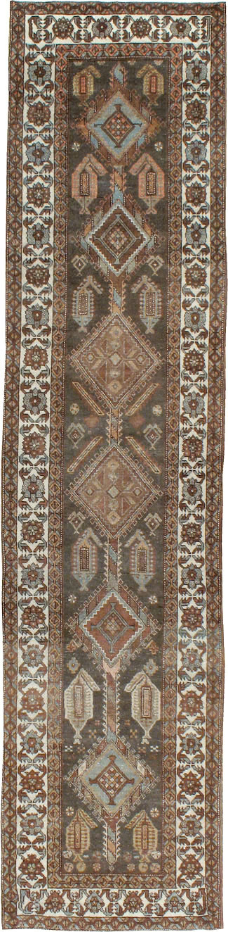 Antique Persian Kurdish Runner, No.22243 - Staging