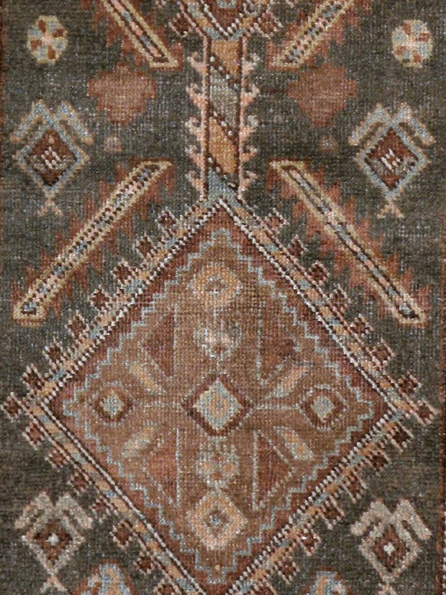 Antique Persian Kurdish Runner, No.22243 - Staging